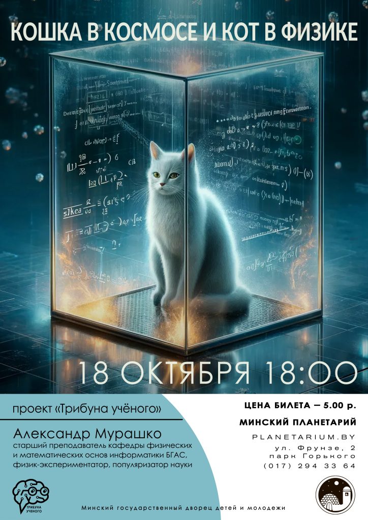 Лекция «Кошка в космосе и кот в физике»